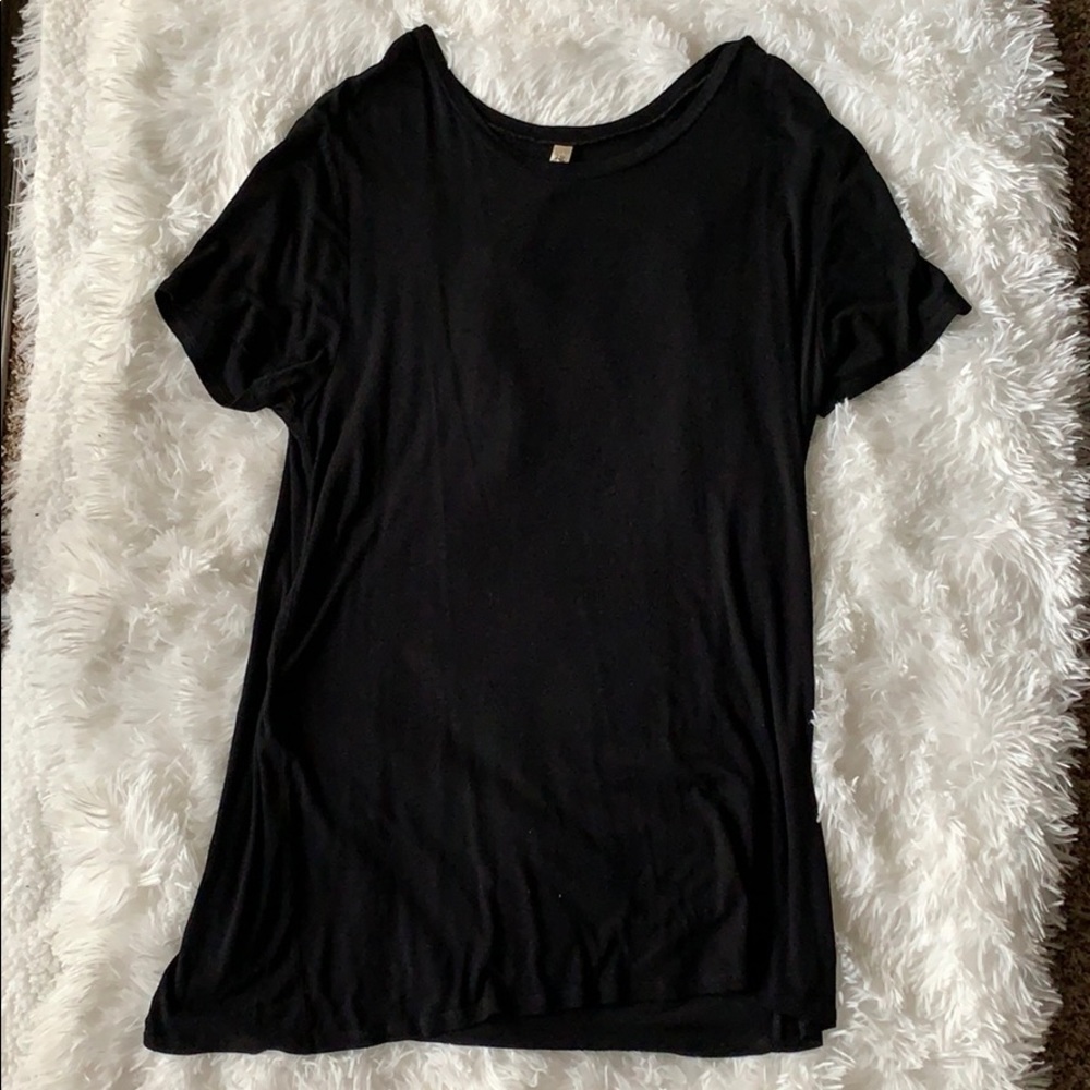 ritual black t-shirt dress